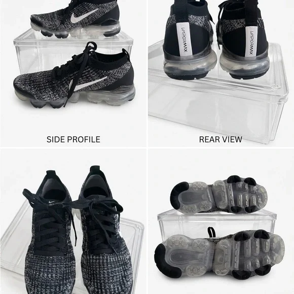 Nike Air VaporMax Flyknit 3 "Oreo"  Women’s Size 7.5 - Picture 3 of 3